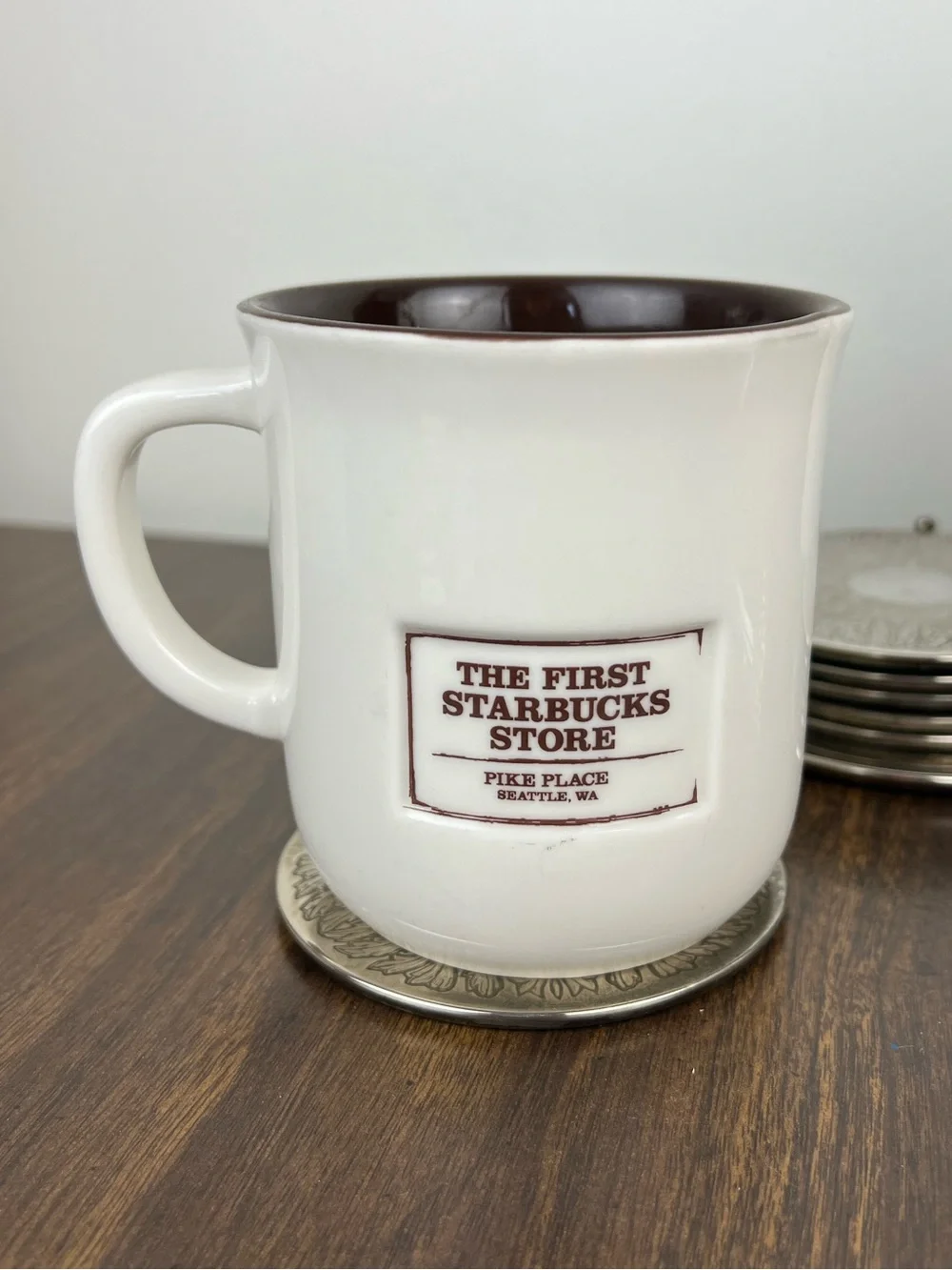 2010 Starbucks Coffee Mug Pike Place Market - Original 1971 Siren New Bone China
